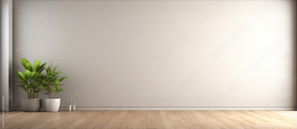 Obraz premium an interior room with no furniture