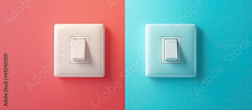 Contemporary light wall switches