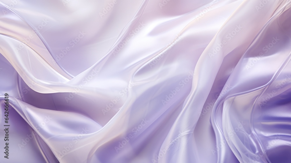Obraz premium purple silk fabric textile satin abstract background, ai