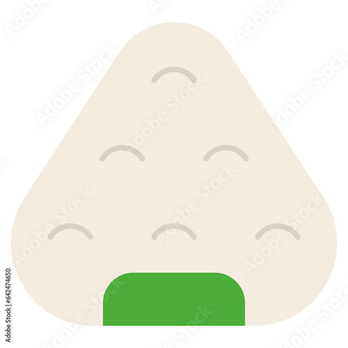 illustration of onigiri japanese food