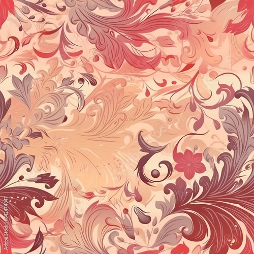 "Spectrum of Blossoms: AI-Designed Florals". Seamless Pattern.