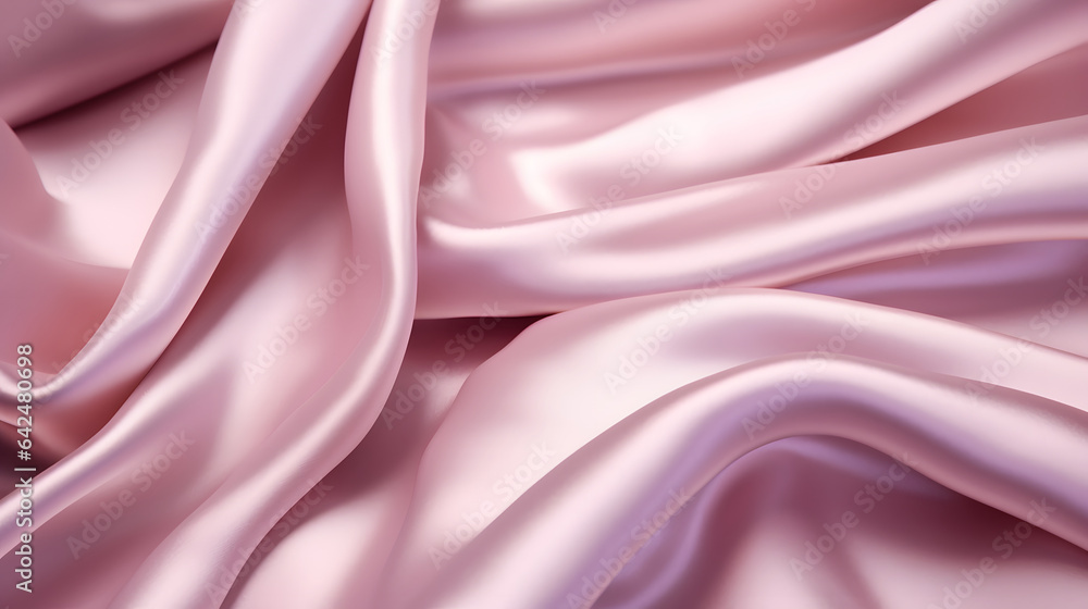 Satin silk fabric with a smooth and lustrous texture Satin silk fabric with a smooth and lustrous texture