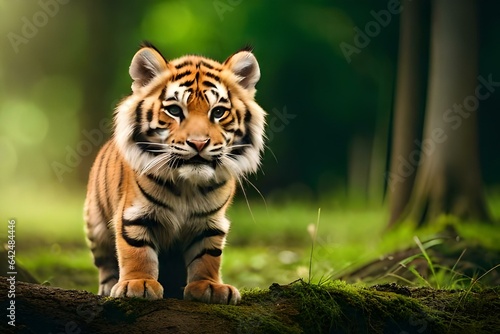 tiger in the jungle