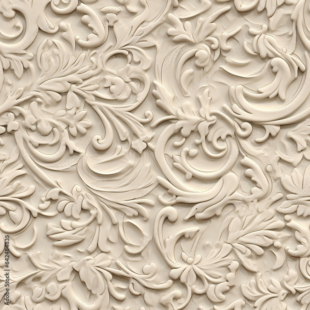 seamless repeat white decorative pattern with swirly designs seamless repeat white decorative pattern with swirly designs