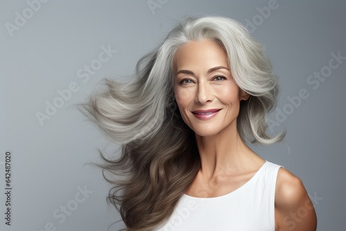 Ageless Allure: Capturing the Essence of Beautiful Aging in a Health and Beauty Skincare Advertisement 