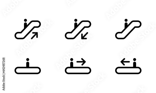 Elevator Icons set, vector icon for ui design, apps and website.