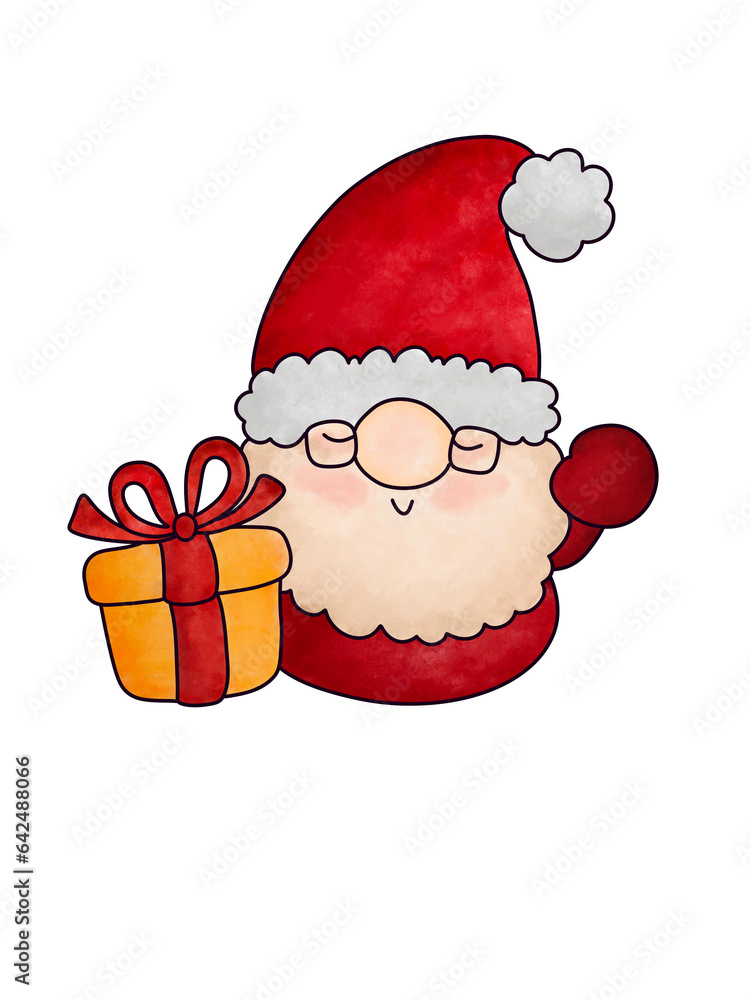 a picture of santa claus for children