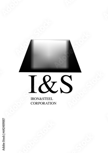 Logo for iron and steel corporation.