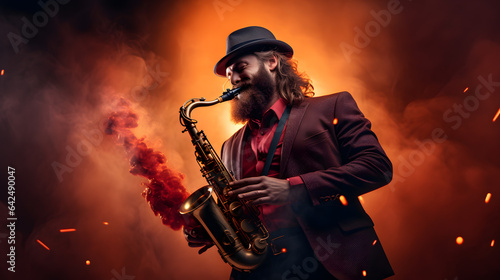 Soulful Serenade: Talented Saxophonist's Captivating Performance