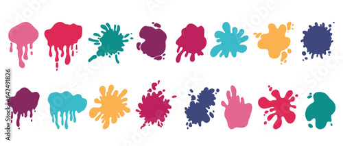 Принти на полотні Paint splash