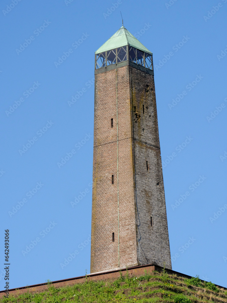 Tower on top of the Pyramid of Austerlitz in the Netherlands