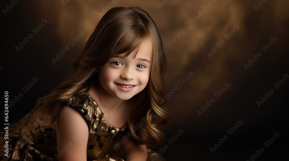 Happy little girl with Down syndrome, break down barriers and promote the idea that everyone deserves respect, opportunity and happiness, regardless of their ability. Happy little girl with Down syndrome, break down barriers and promote the idea that everyone deserves respect, opportunity and happiness, regardless of their ability.