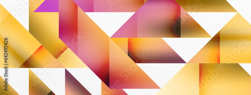 Captivating vector abstraction. Triangles interlock in mesmerizing dance, crafting dynamic geometric backdrop. Fusion of shapes and angles creates artful symphony of modern design