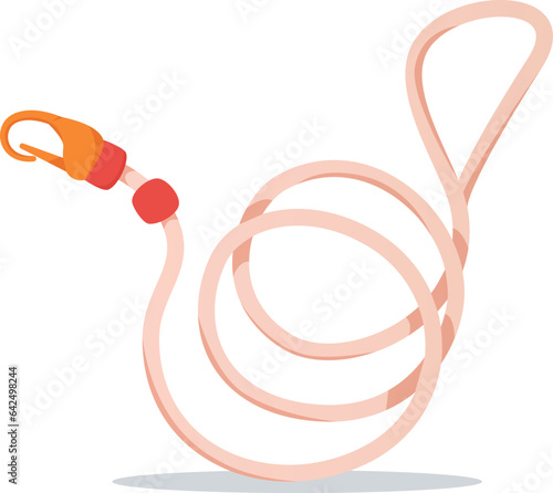pet leash cartoon, vector, doggy