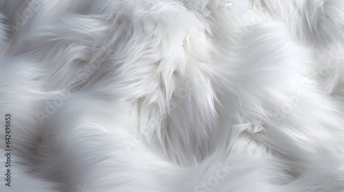 Soft and fluffy fur texture with a tactile feel