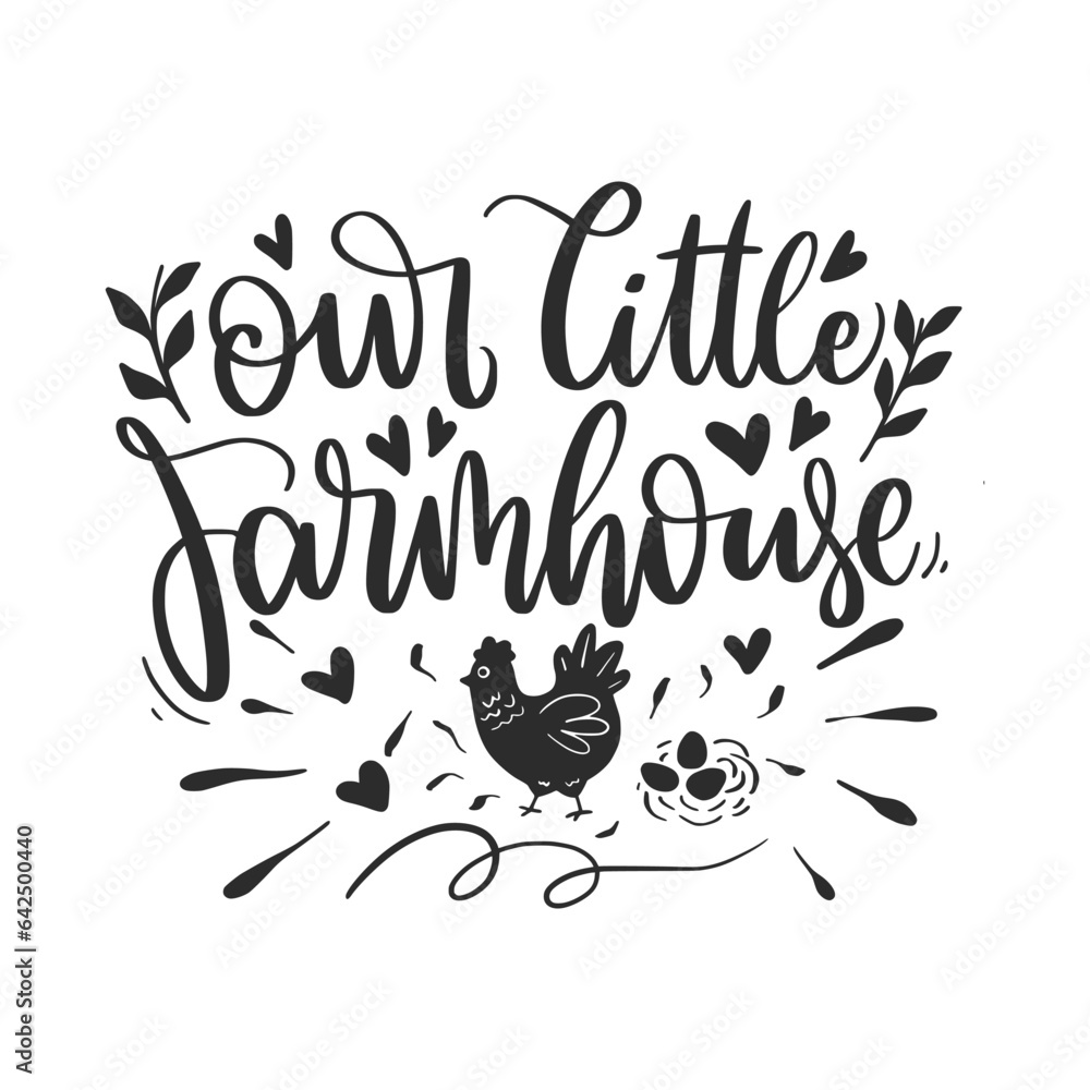 Farmhouse lettering quotes for farmhouse sign and home decor