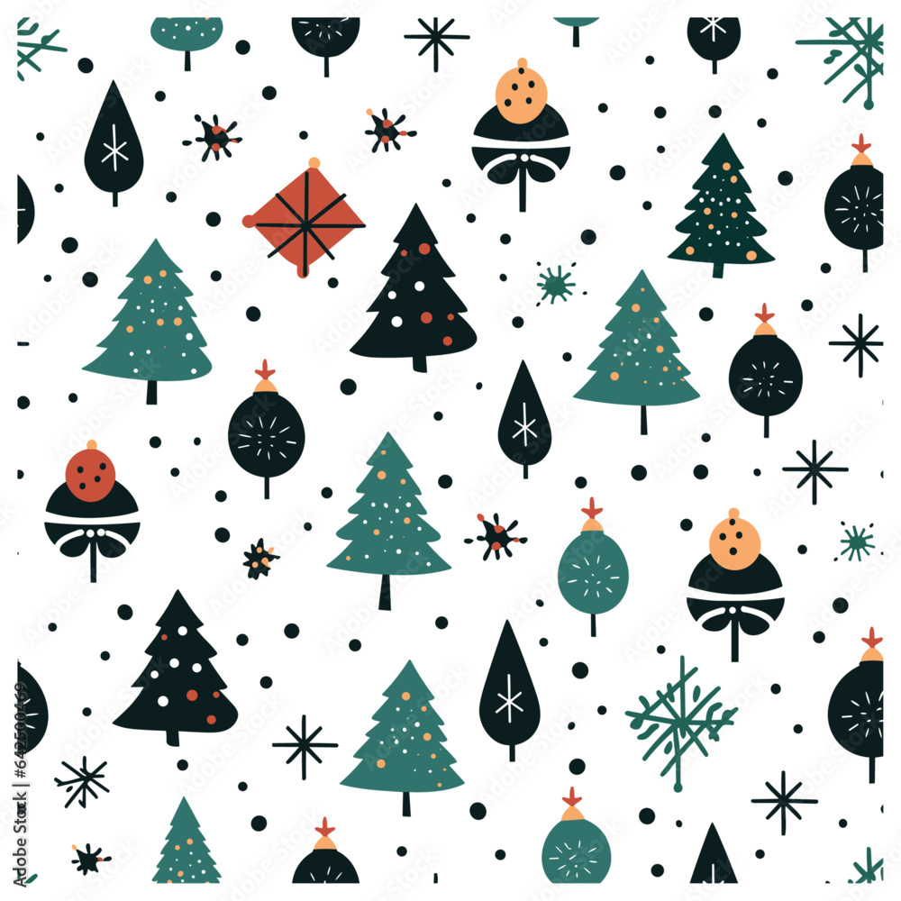 Christmas Seamless Pattern vector