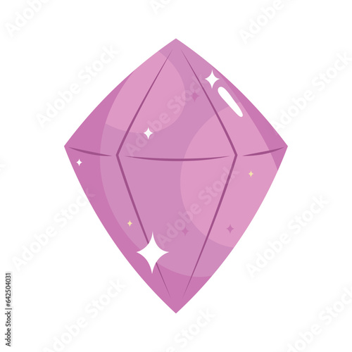 purple crystal illustration