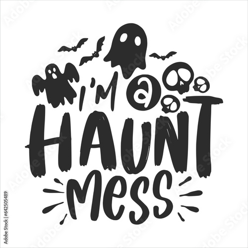 Halloween Lettering Quotes For Printable Posters, Cards, Signs, Tote Bags, T-Shirt Designs, etc. Funny Hand Lettering Halloween