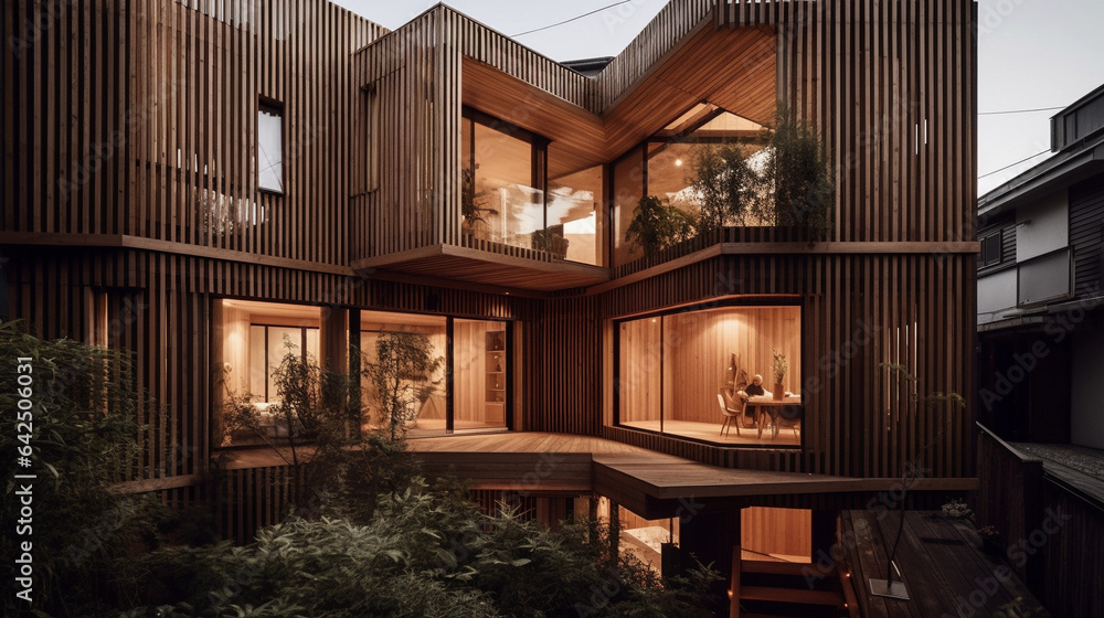 Elegance and Eco-Friendliness: The Unique Design of Tokyo's Residential Gem Elegance and Eco-Friendliness: The Unique Design of Tokyo's Residential Gem