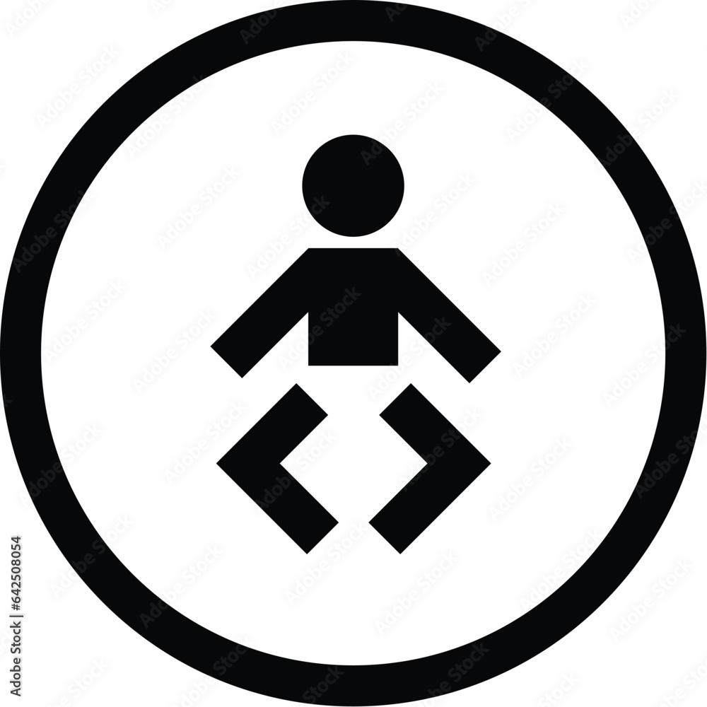 Baby Icon vector isolated Baby Icon vector isolated