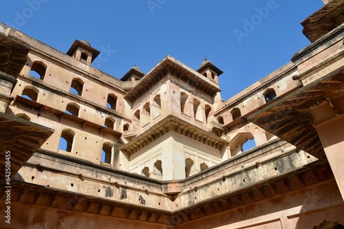 Inside Rajmahal at Orcchha Fort