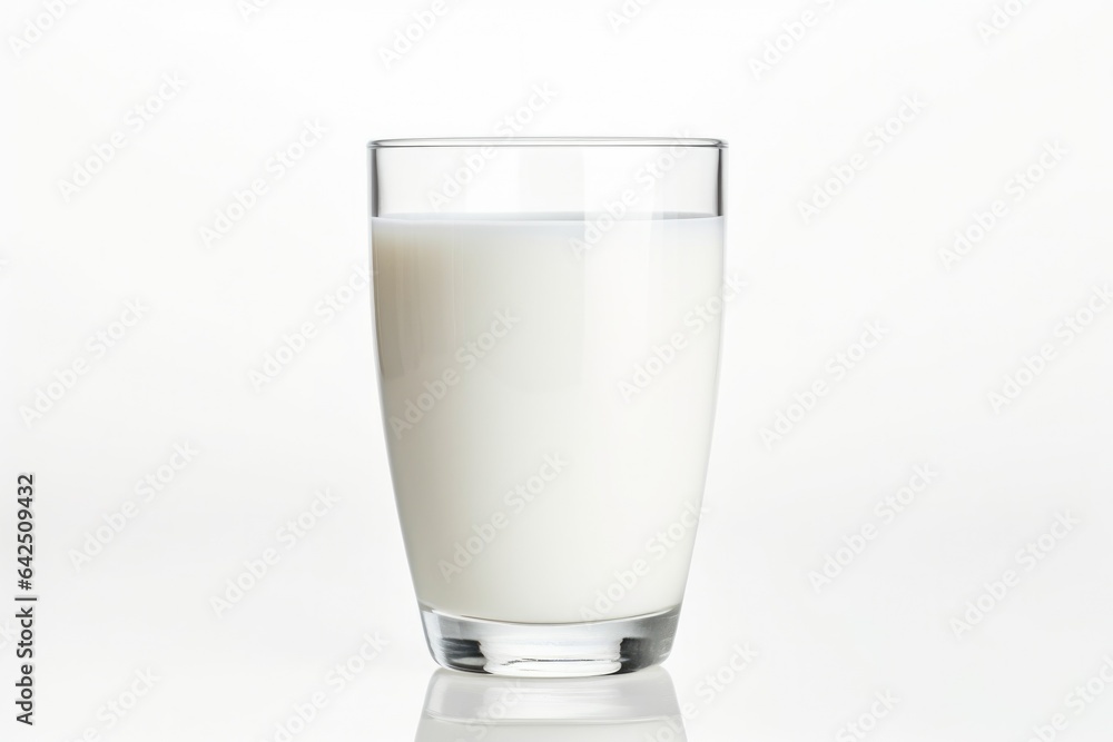 Glass of milk isolated on white background Glass of milk isolated on white background