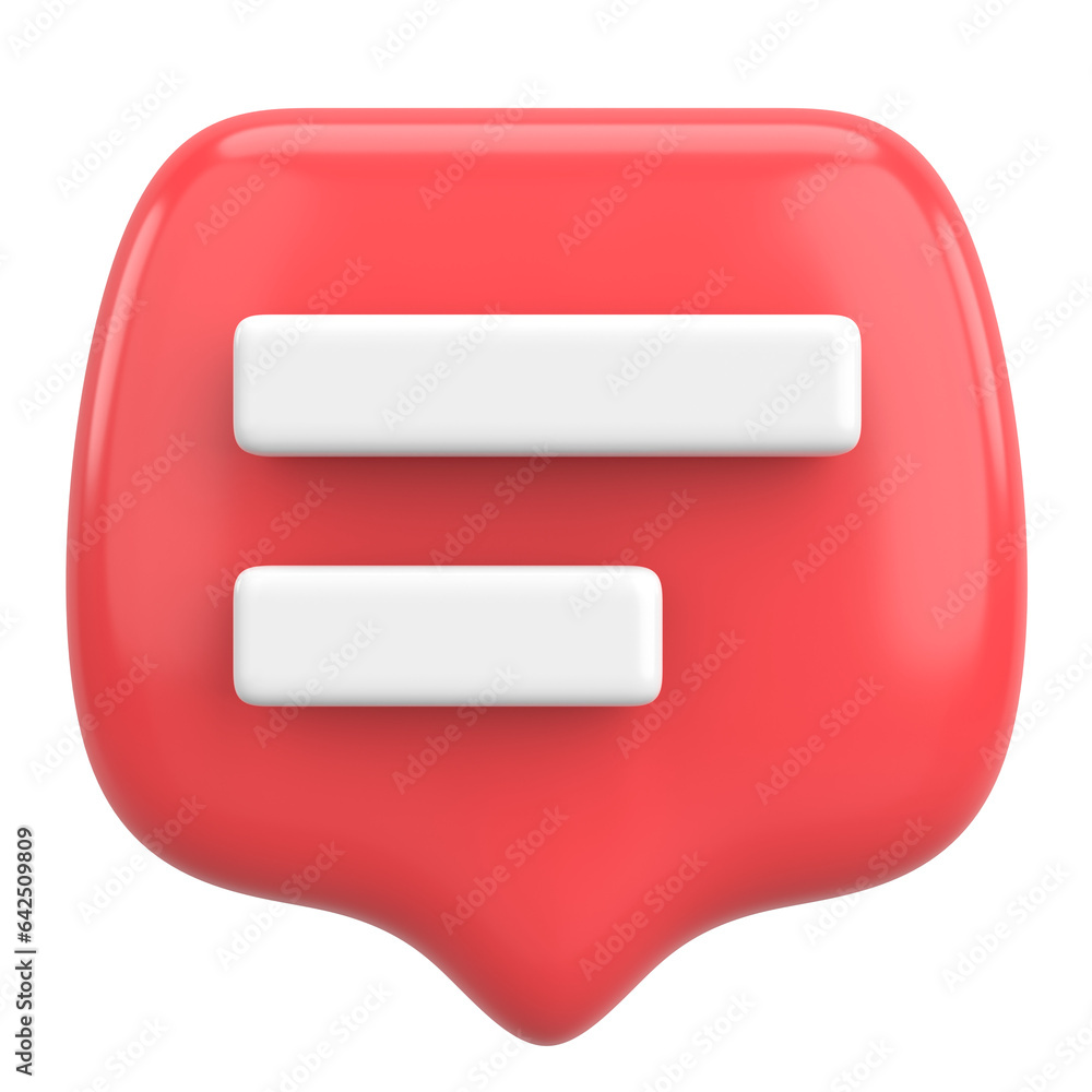 Comment button. Chat button. 3D illustration. Comment button. Chat button. 3D illustration.