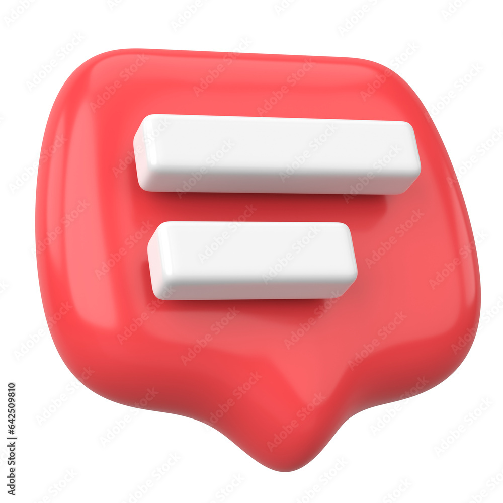 Comment button. Chat button. 3D illustration. Comment button. Chat button. 3D illustration.
