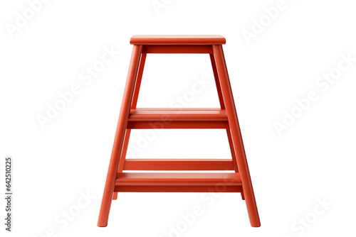 Stepladder with Transparent Background. AI