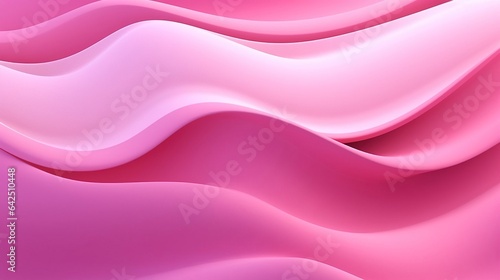 Pink waves Beautiful geometric motion and wavy lines background. Created using generative artificial intelligence technology.
