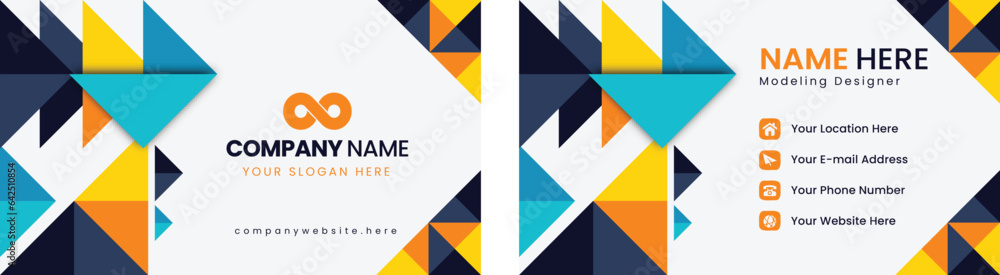 Modern Simplicity Business Card Design Modern Simplicity Business Card Design