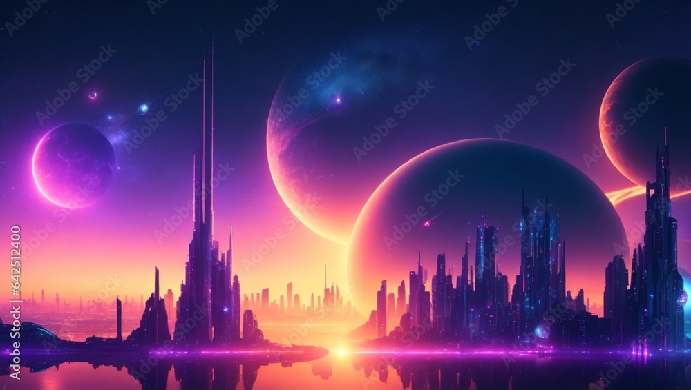 Fototapeta premium city landscape