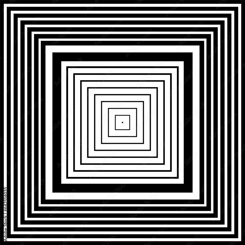 Abstract Geometric Square Lines Pattern. Black and White Textured Background. Abstract Geometric Square Lines Pattern. Black and White Textured Background.