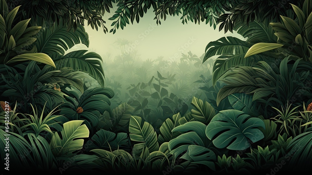 Landscape of rainforest