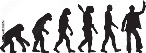 Evolution Disco Dancer Vector