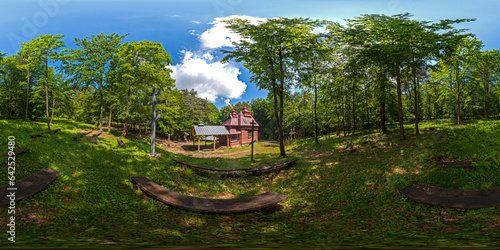 Cerkiew Opieki Matki Bożej Na Świętej Górze Jawor, panorama 360 photo
