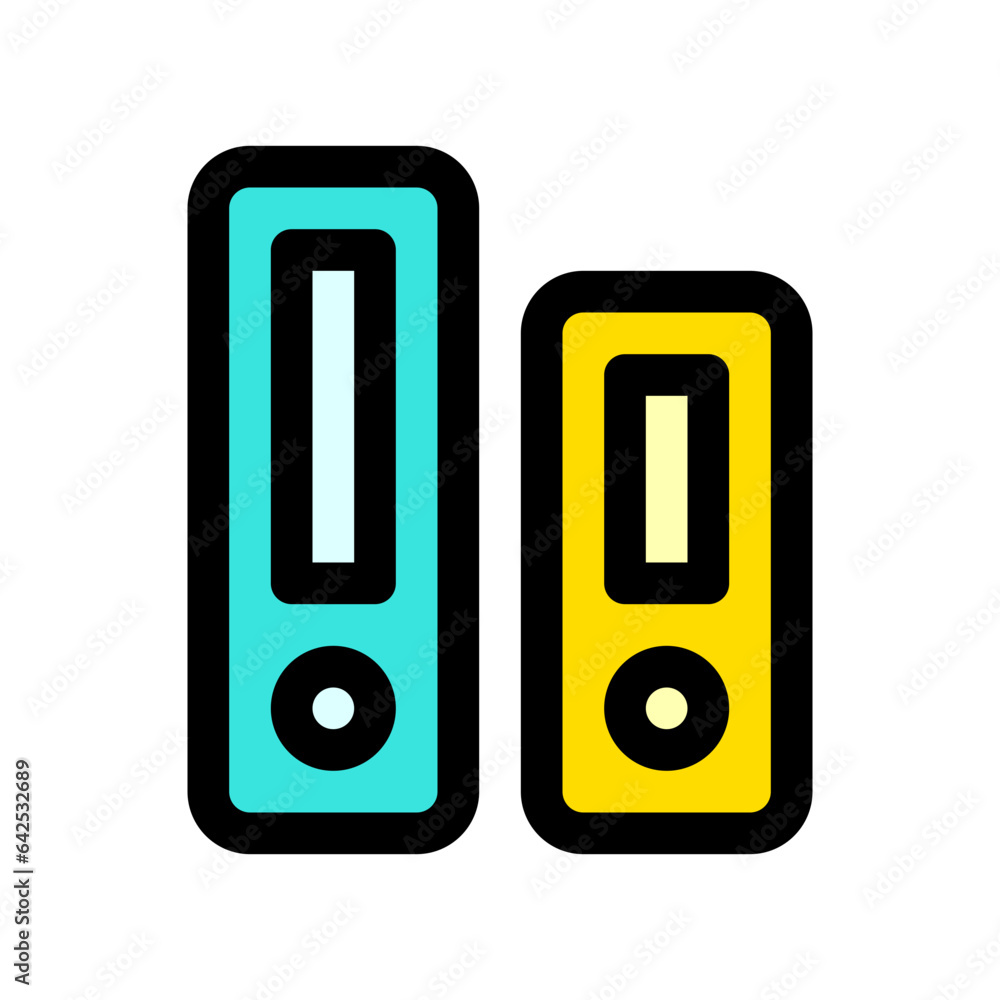 Editable file folder vector icon. Stationery, office, archive. Part of a big icon set family. Perfect for web and app interfaces, presentations, infographics, etc Editable file folder vector icon. Stationery, office, archive. Part of a big icon set family. Perfect for web and app interfaces, presentations, infographics, etc
