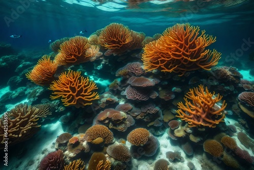 Mesmerizing underwater coral reef © Muhammad
