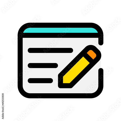Editable copywriting vector icon. SEO, marketing, business. Part of a big icon set family. Perfect for web and app interfaces, presentations, infographics, etc