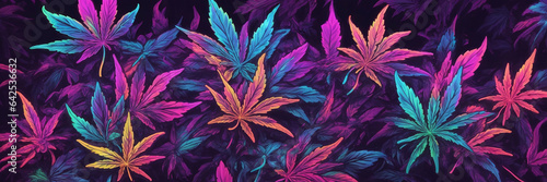 Marijuana Leaves in Psychede 