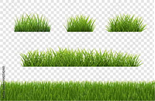 set of grass