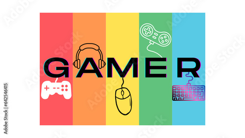 Gamer Banner - Online Gaming with Friends - Winning and having Fun - Professional Gameplay