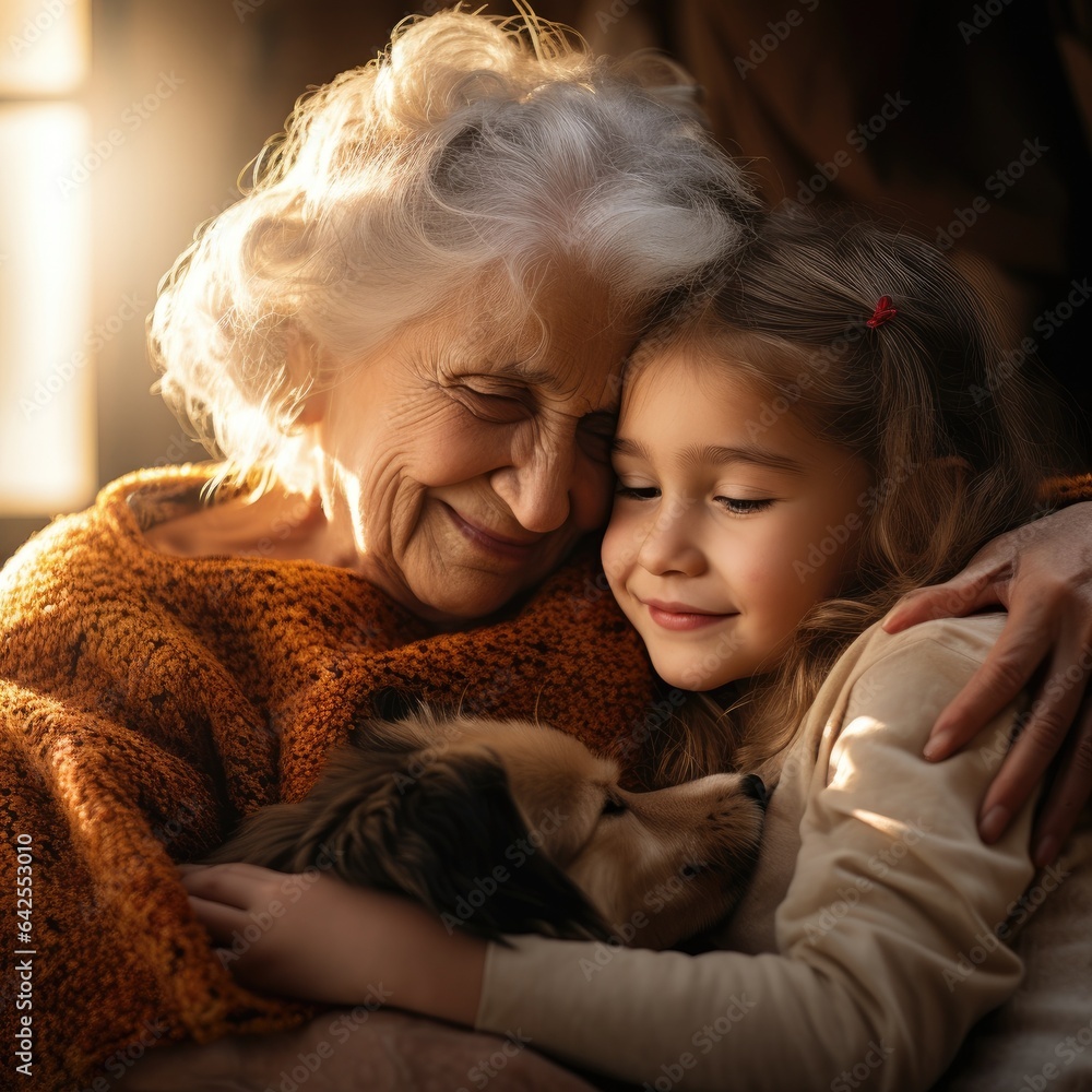 Grandmother and Grand Daughter Grandmother and Grand Daughter