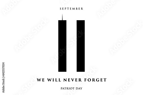 Papier peint 911 Patriot Day banner