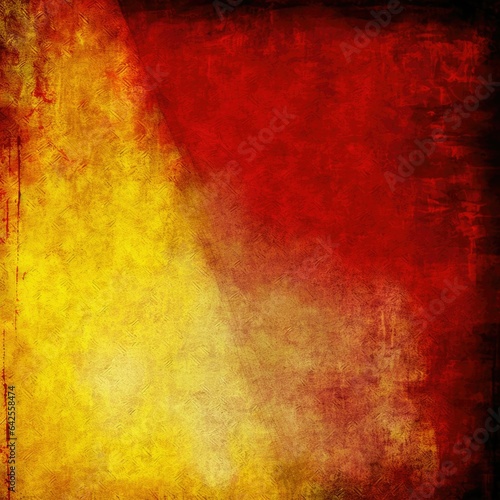 Grunge Red and Yellow Texture: A Bold and Vibrant Display of Textured Artistry