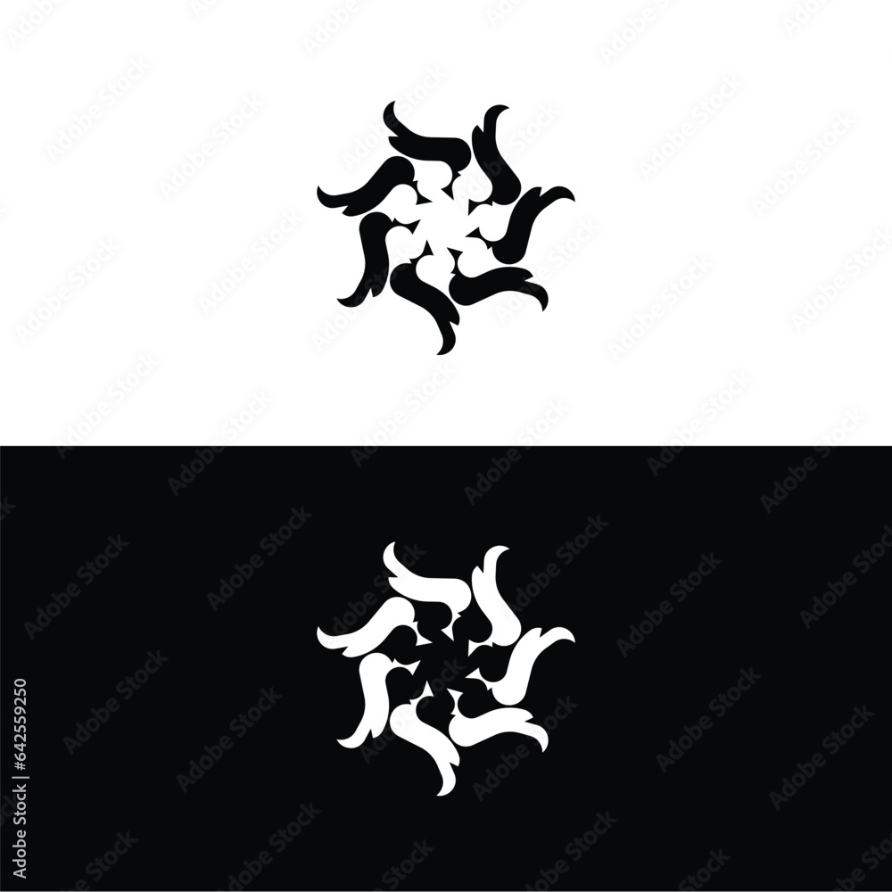 Circle vector logo template illustration . Circle icon silhouette Circle vector logo template illustration . Circle icon silhouette