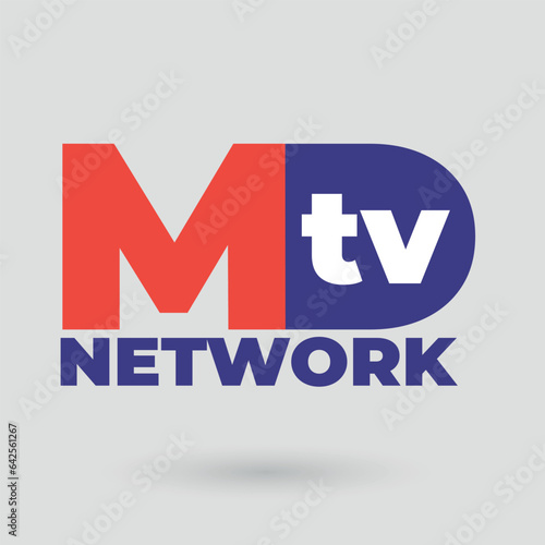 фотографія Professional TV Channel Logo Design Concept vector illustration