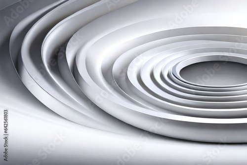 abstract background with white circles
