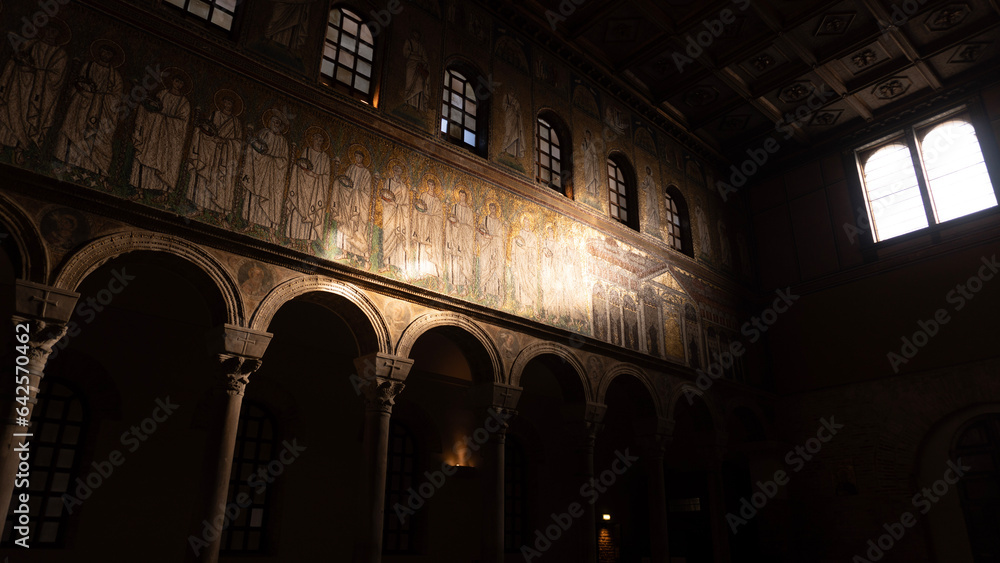Golden hour in the Basilica of Sant'Apollinare